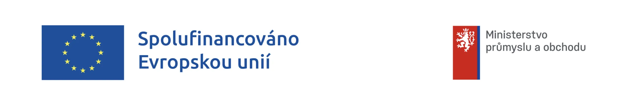 Spolufinancováno Evropskou unií, Ministerstvo průmyslu a obchodu